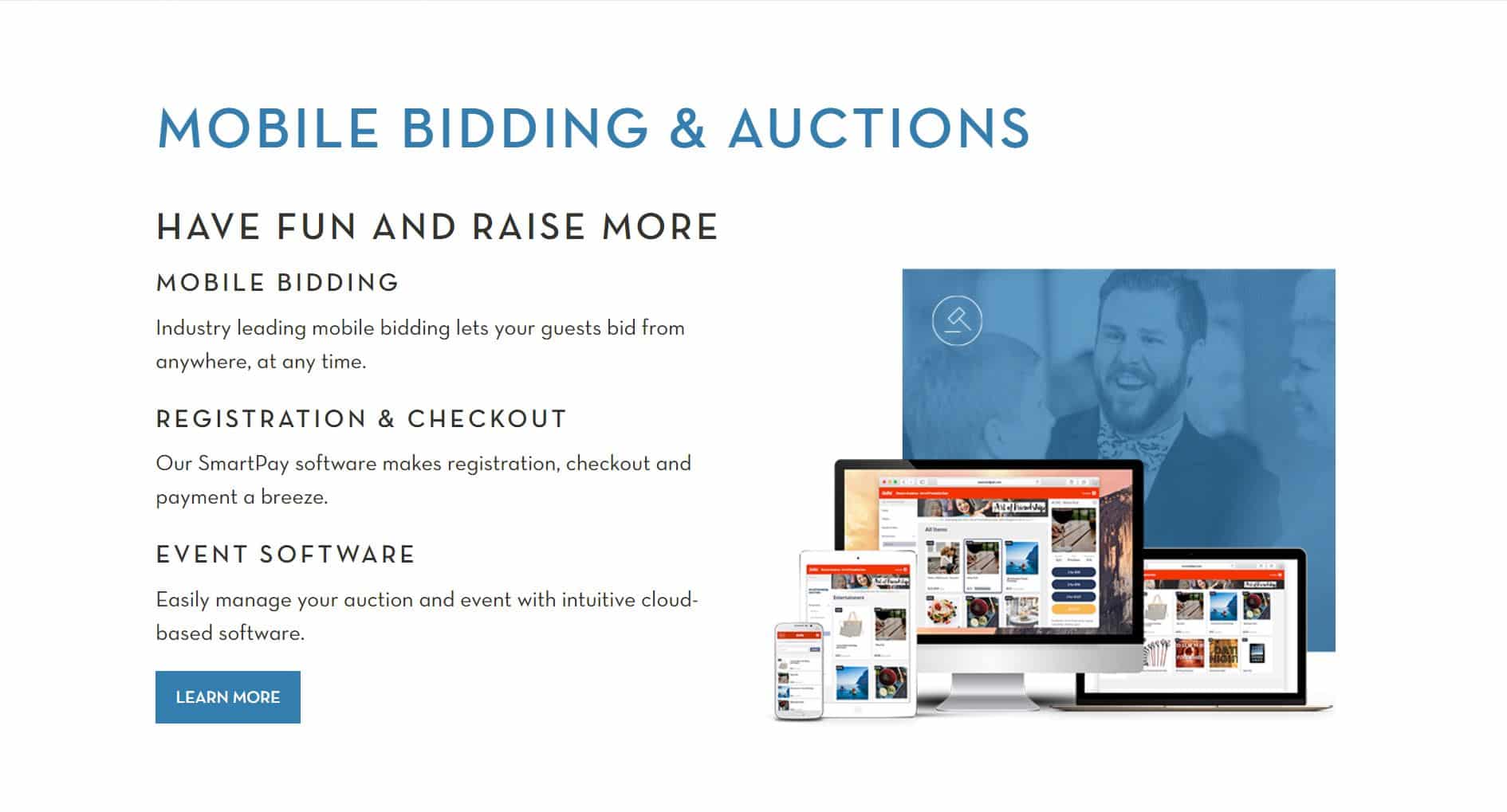 Learn more about hosting a school auction with OneCause's software.