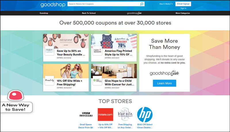 Use Goodshop as your discount PTA fundraising idea.