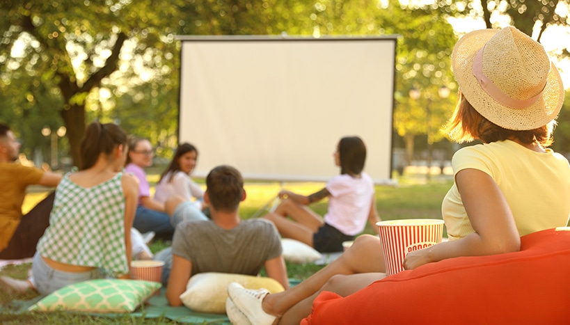 One of our favorite fundraising event ideas is a movie night since it’s simple to put together. 