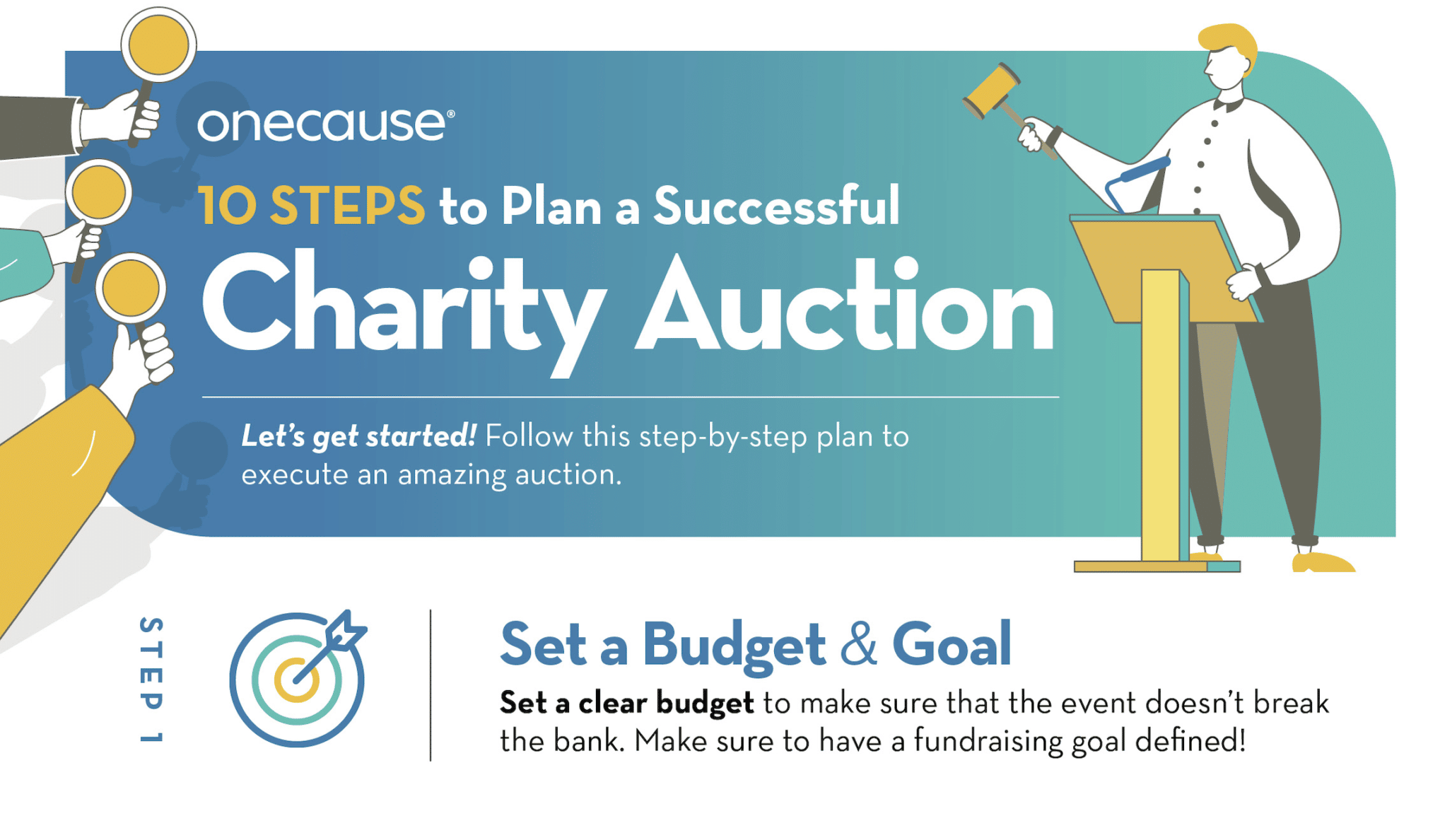 10 Steps to Plan a Successful Charity Auction - OneCause