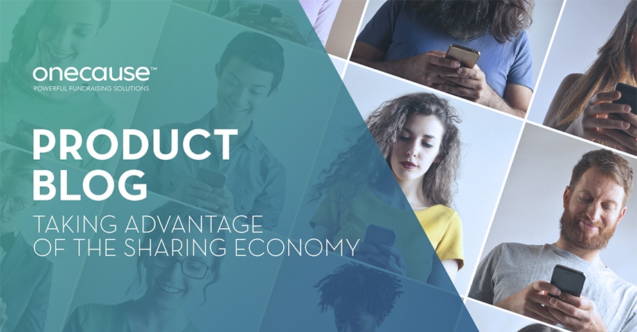 Product Blog: Taking Advantage of the Sharing Economy