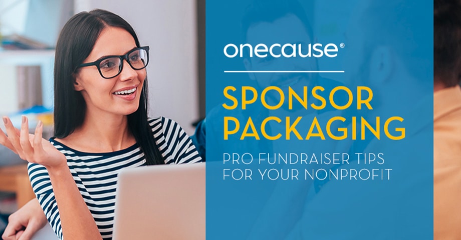 Sponsor Packaging Pro Fundraiser tips for your Nonprofit