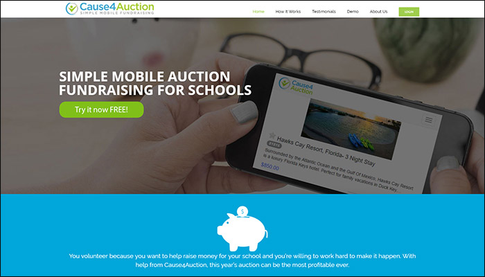 Find out more about Cause4Auction's mobile bidding software.