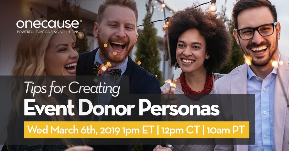 Tips for creating Event Donor Personas