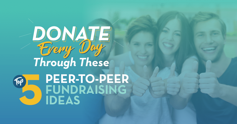 Use these ideas to improve your nonprofit's peer-to-peer fundraising process.