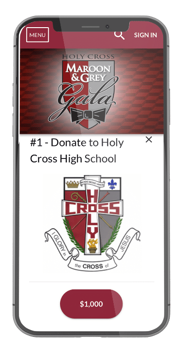 Holy Cross High School Giving Center
