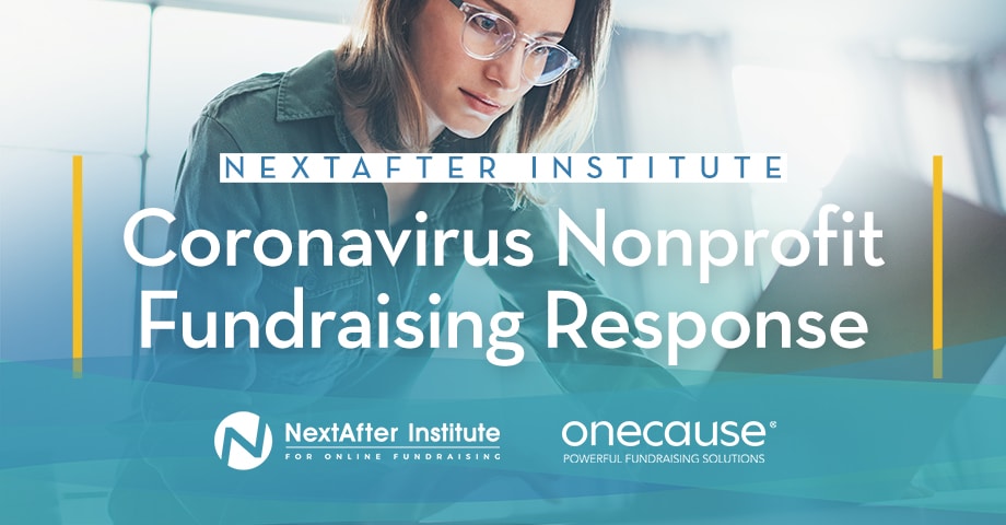 Corona Virus Nonprofit Fundraising Response from NextAfter