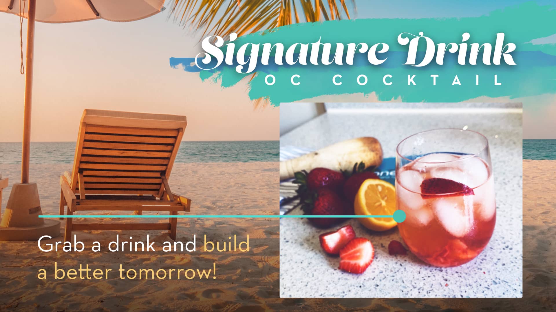 OneCause Virtual Event Signature Drink