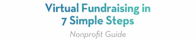 Virtual Fundraising in 7 simple steps
