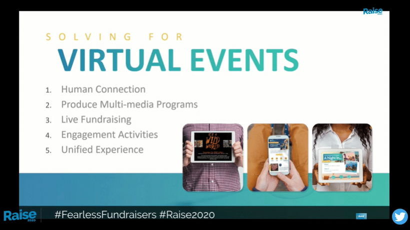 This session from Raise 2020 gives viewers a complete tour of the new Virtual Event Center.