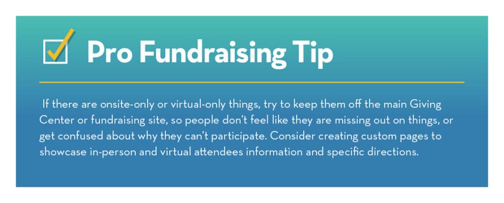 Pro Fundraising Tip: Two audiences