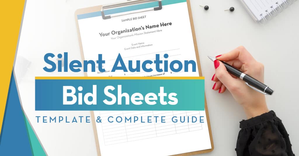 Explore our complete guide to silent auction bid sheets to make your next silent auction a success.