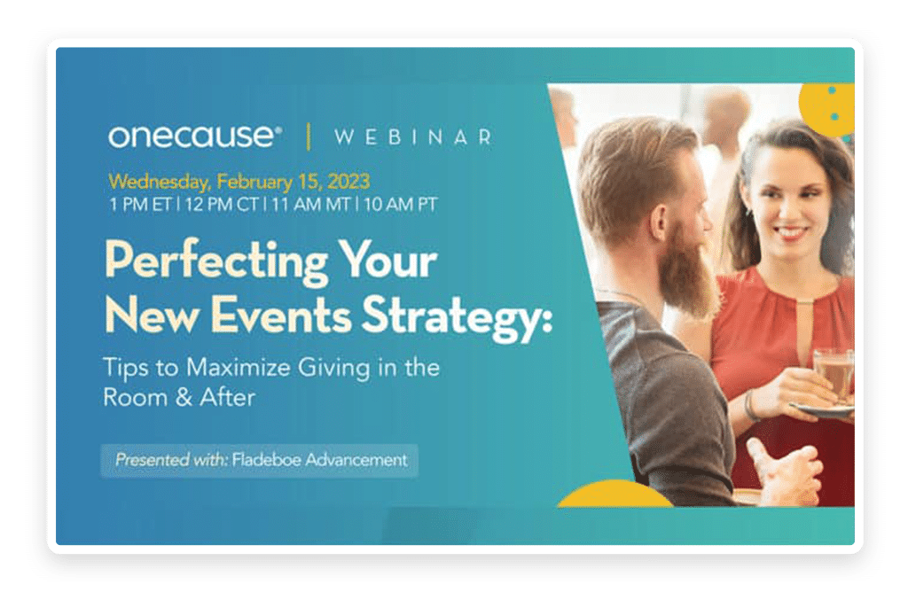 Perfecting your Events Strategy Webinar