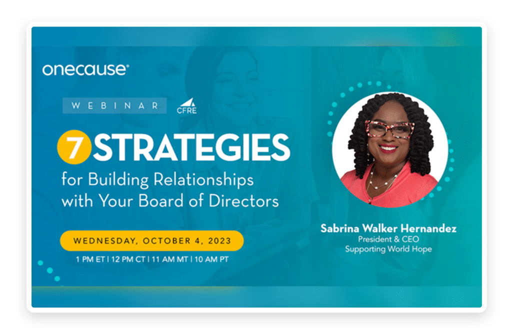 7 Strategies for Building Relationships with Your Board of Directors