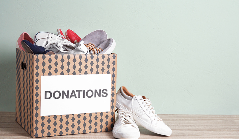 A shoe drive is a great school fundraising idea that also has a positive environmental impact.