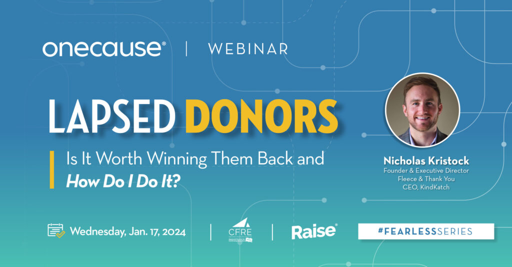 Lapsed Donors Webinar