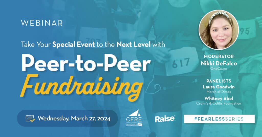Next Level with P2P Fundraising Webinar