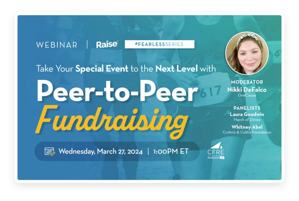 Next Level with P2P Fundraising Webinar