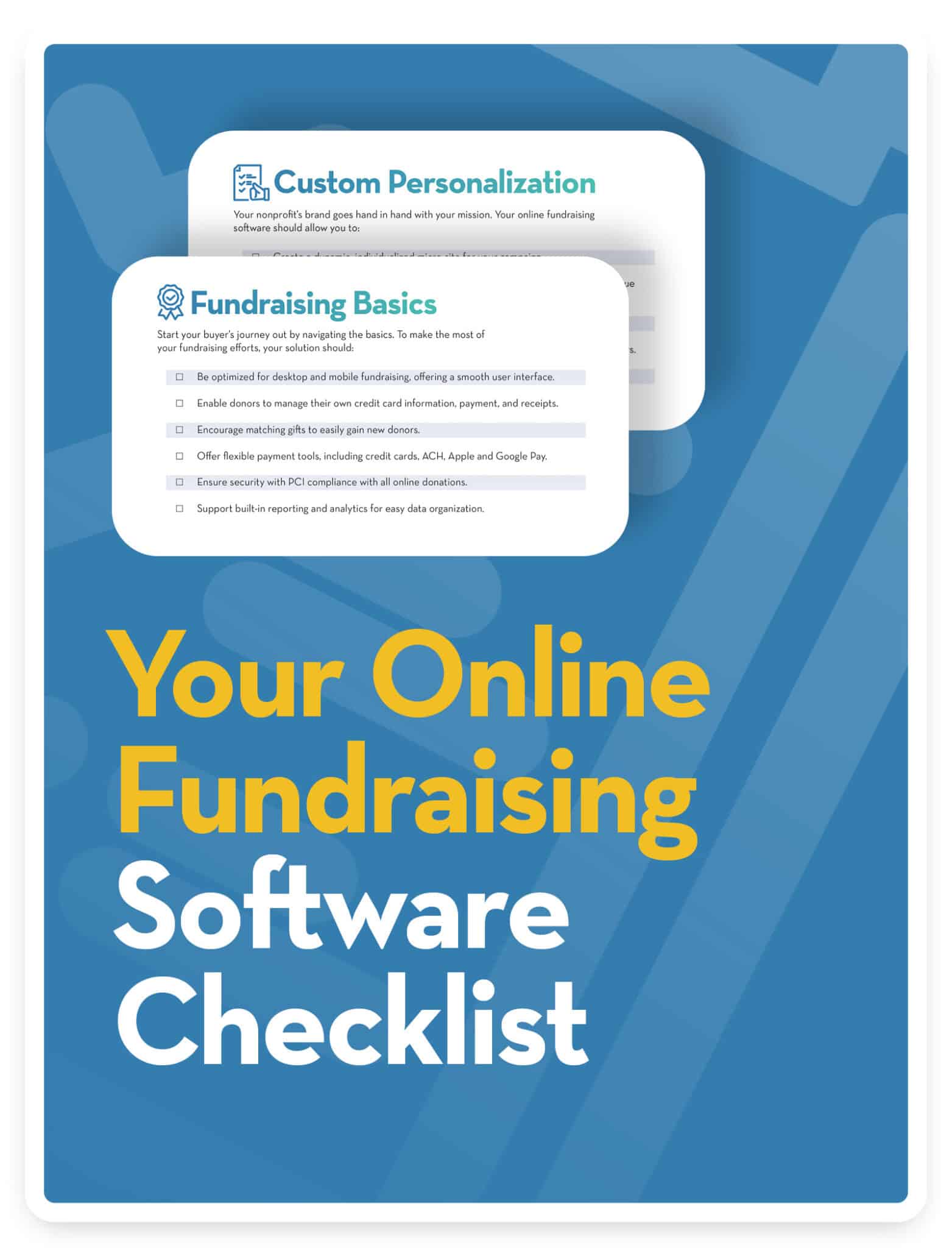 Online Fundraising Software Checklist