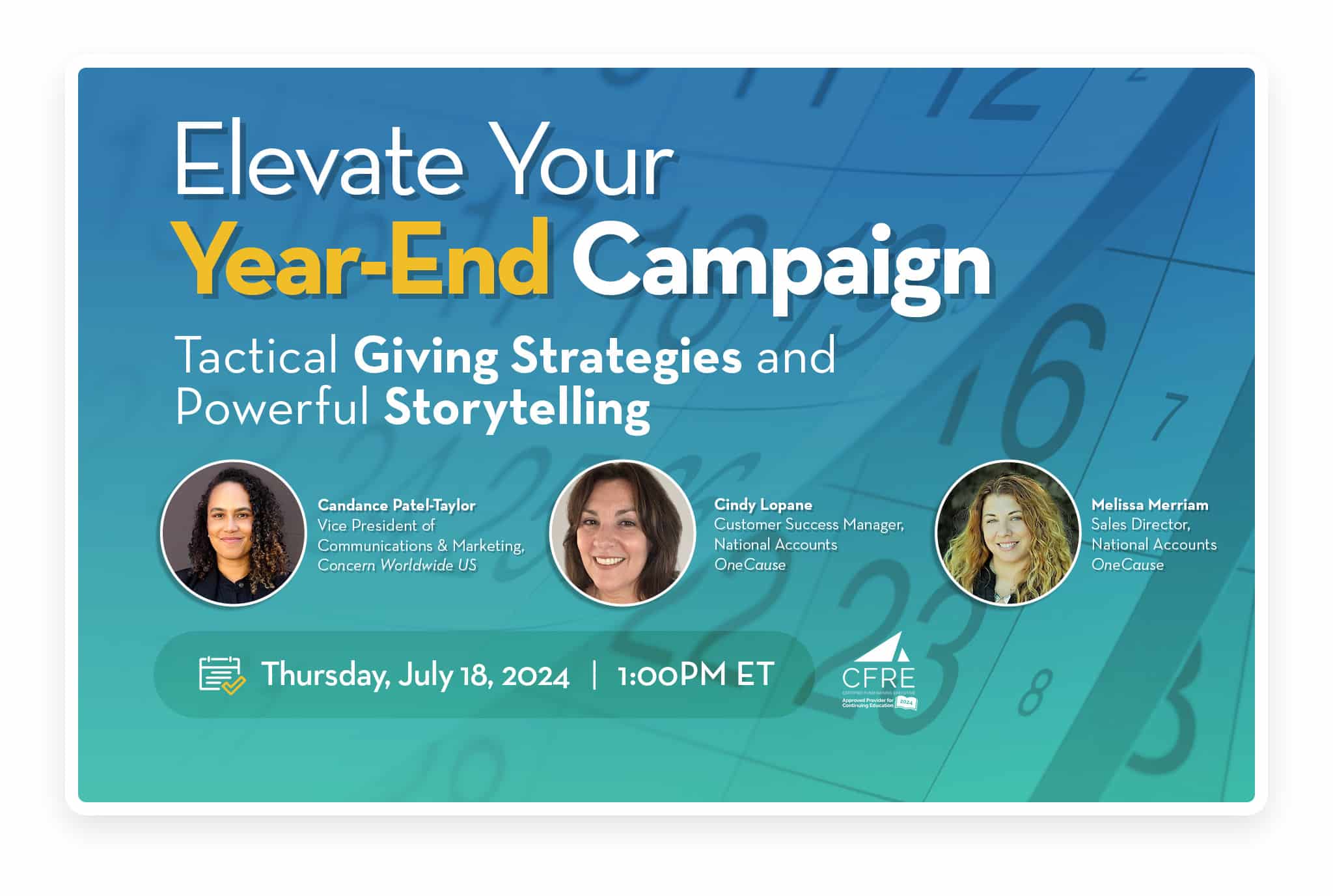 WEBINAR Elevate Your Year-End Campaign