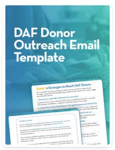 DAF donor outreach email template