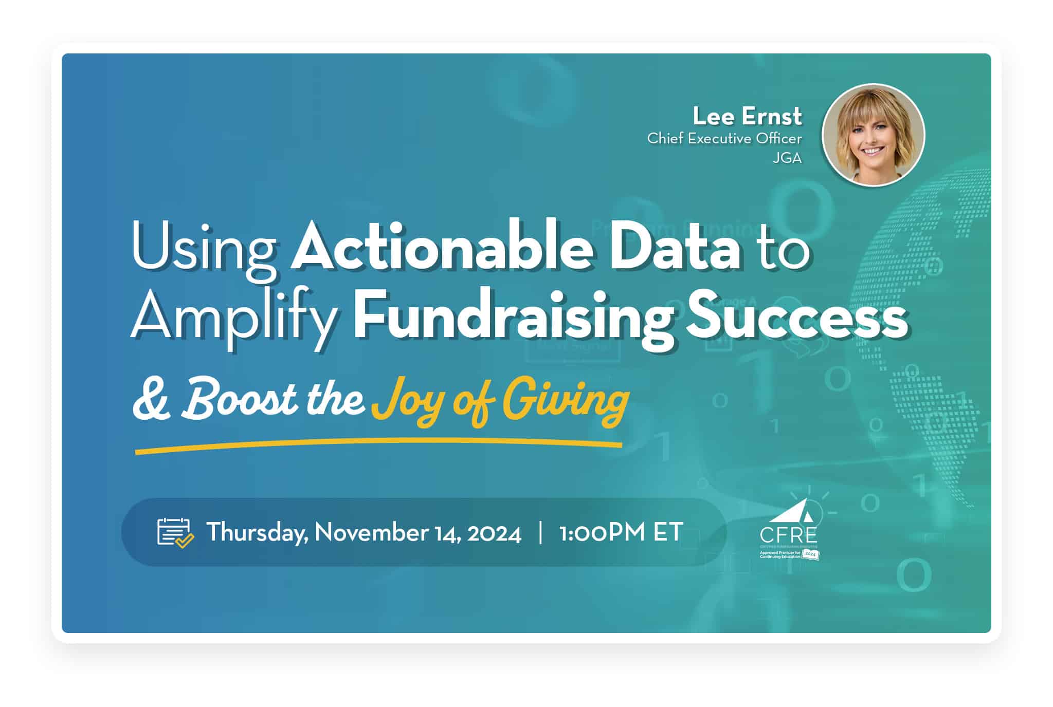 WEBINAR Using Actionable Data