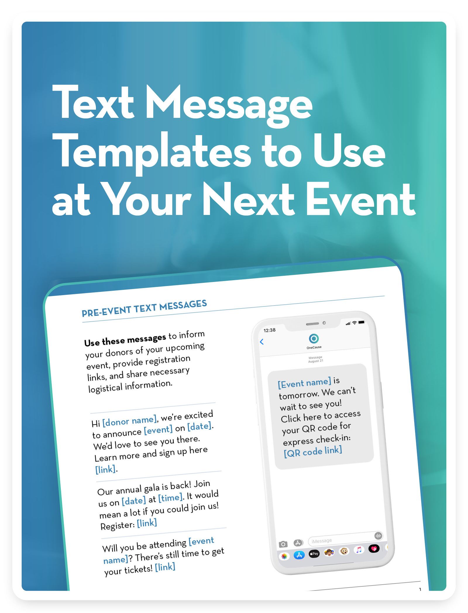 Text Message Templates to Use at Your Event