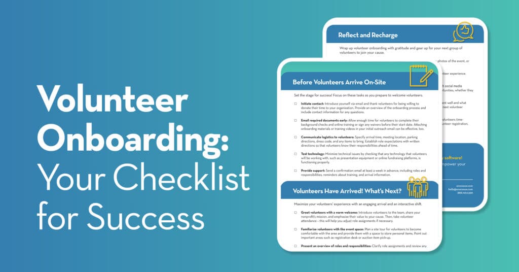 Volunteer Onboarding Your Checklist for Success